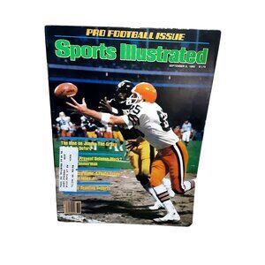 Sports Illustrated Pro Football Issue Steelers Browns David Logan September 1980